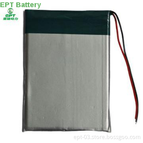 Lithium polymer battery for portable DVD